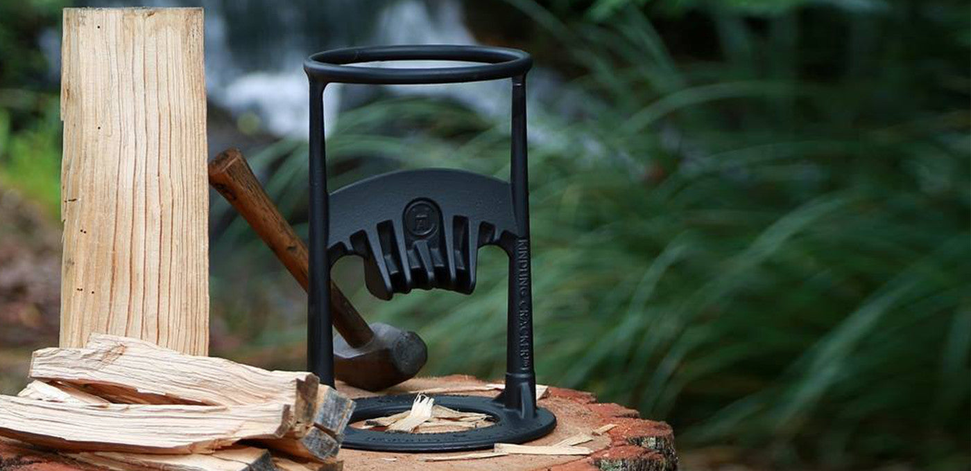 It consists of one solid piece of high-quality cast iron, so it's something that your grandkids' grandkids will use to split their own kindling.